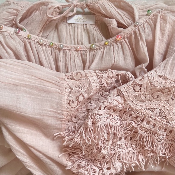 Scandal Italy Women's Pink Bohemian Top, One Size - Picture 7 of 13